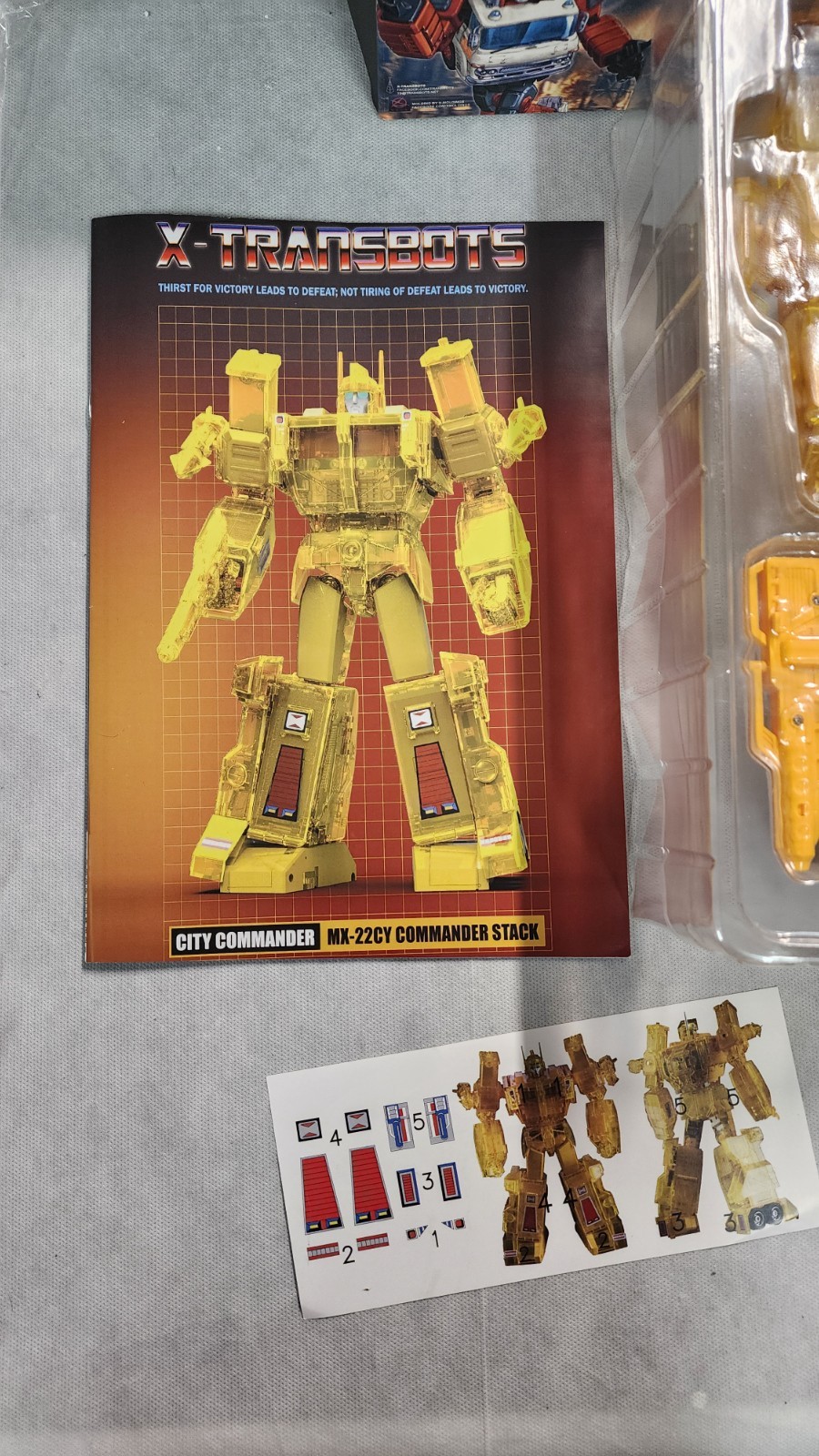 X-Transbots MX-22CY City Commander Stack Masterpiece Ultra Magnus – COMPLETE
