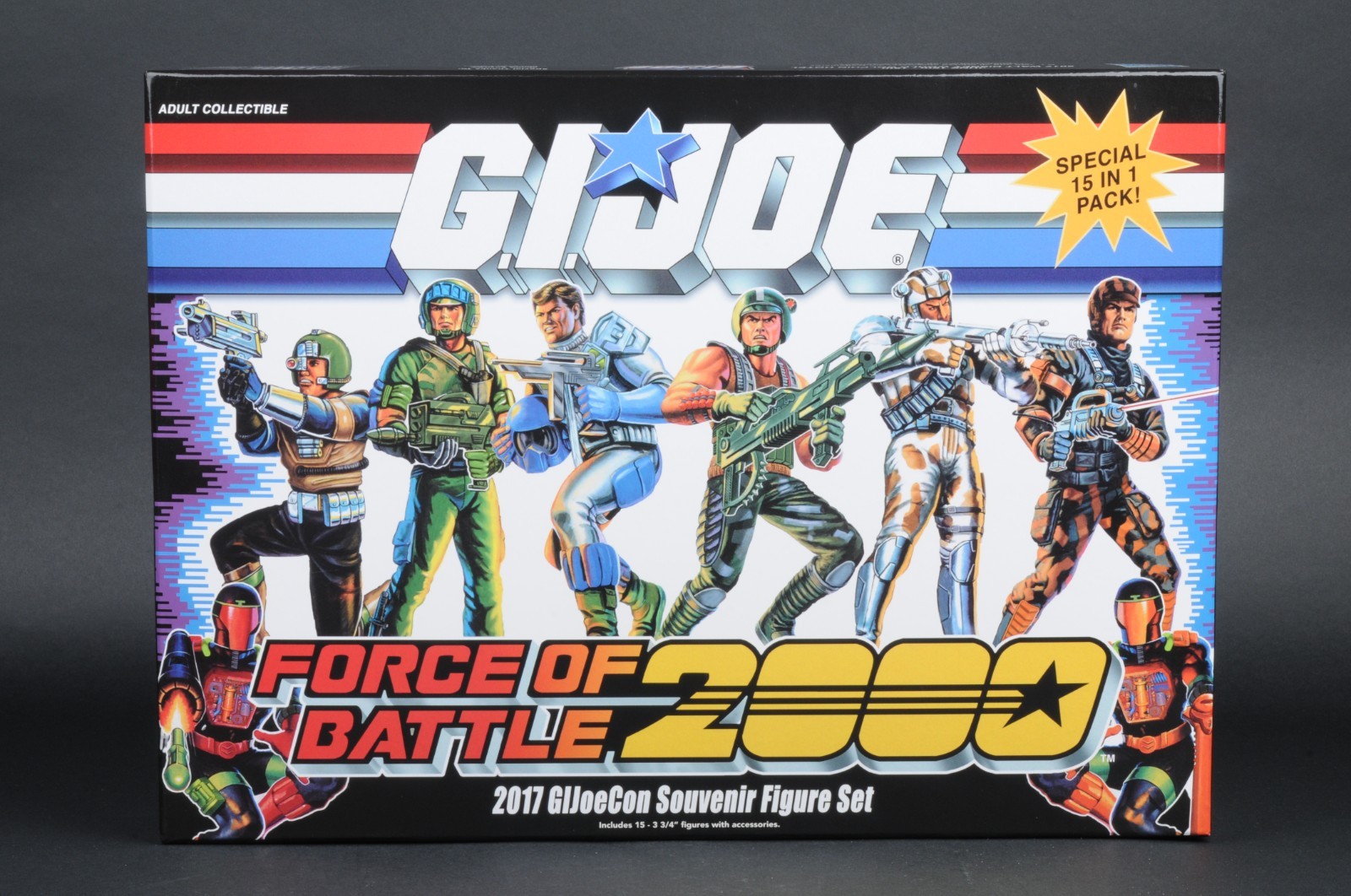 2017 Hasbro GI Joe Con Convention Force of Battle 2000 Boxed Set JoeCon Complete