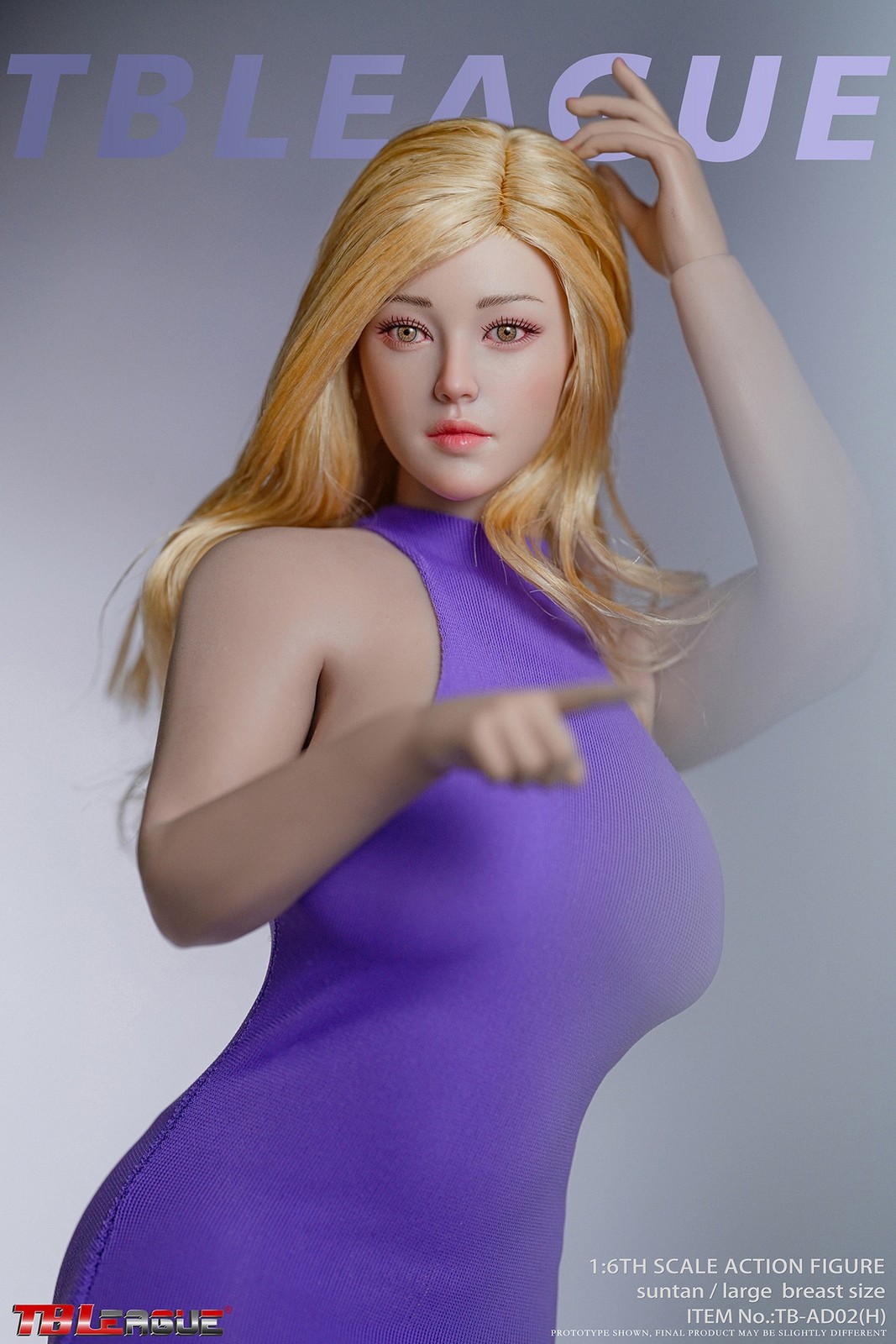 PHICEN TBLeague TB-AD02 1/6 Female Suntan Large Bust Fullness Figure Body ❶USA❶