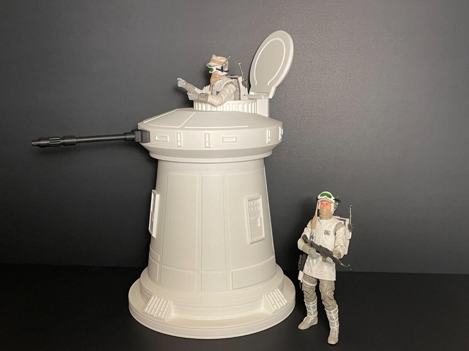 Black Series 1:12 Scale Battle Turret No Battery 3D Print