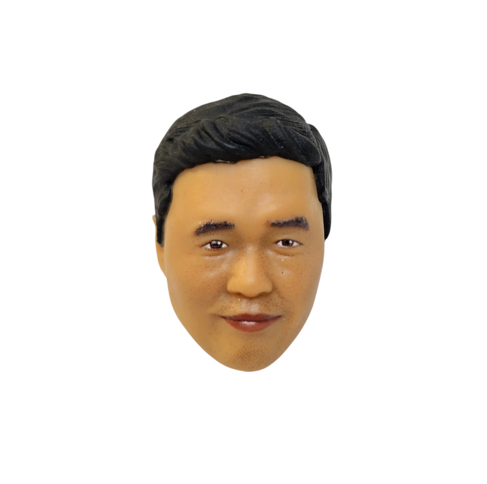 MARVEL LEGENDS AGENT JIMMY WOO HEAD PART ONLY ASIAN MALE KITBASH CUSTOM FIGURE
