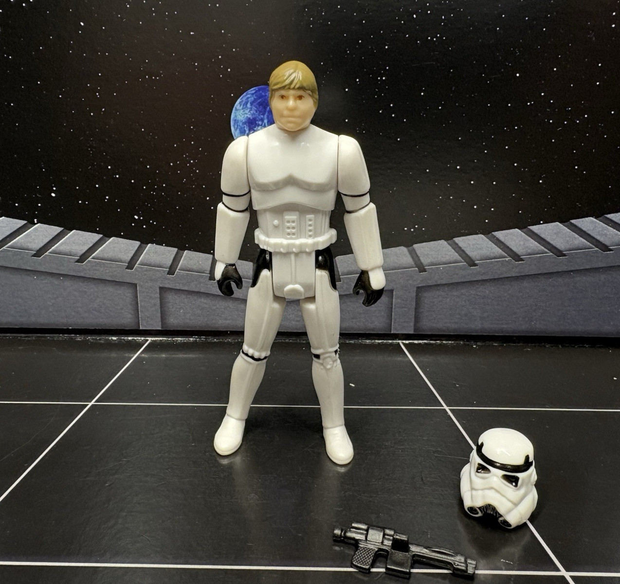 Stan Solo Custom Luke Skywalker Stormtrooper Disguise Figure w/ Helmet & Blaster