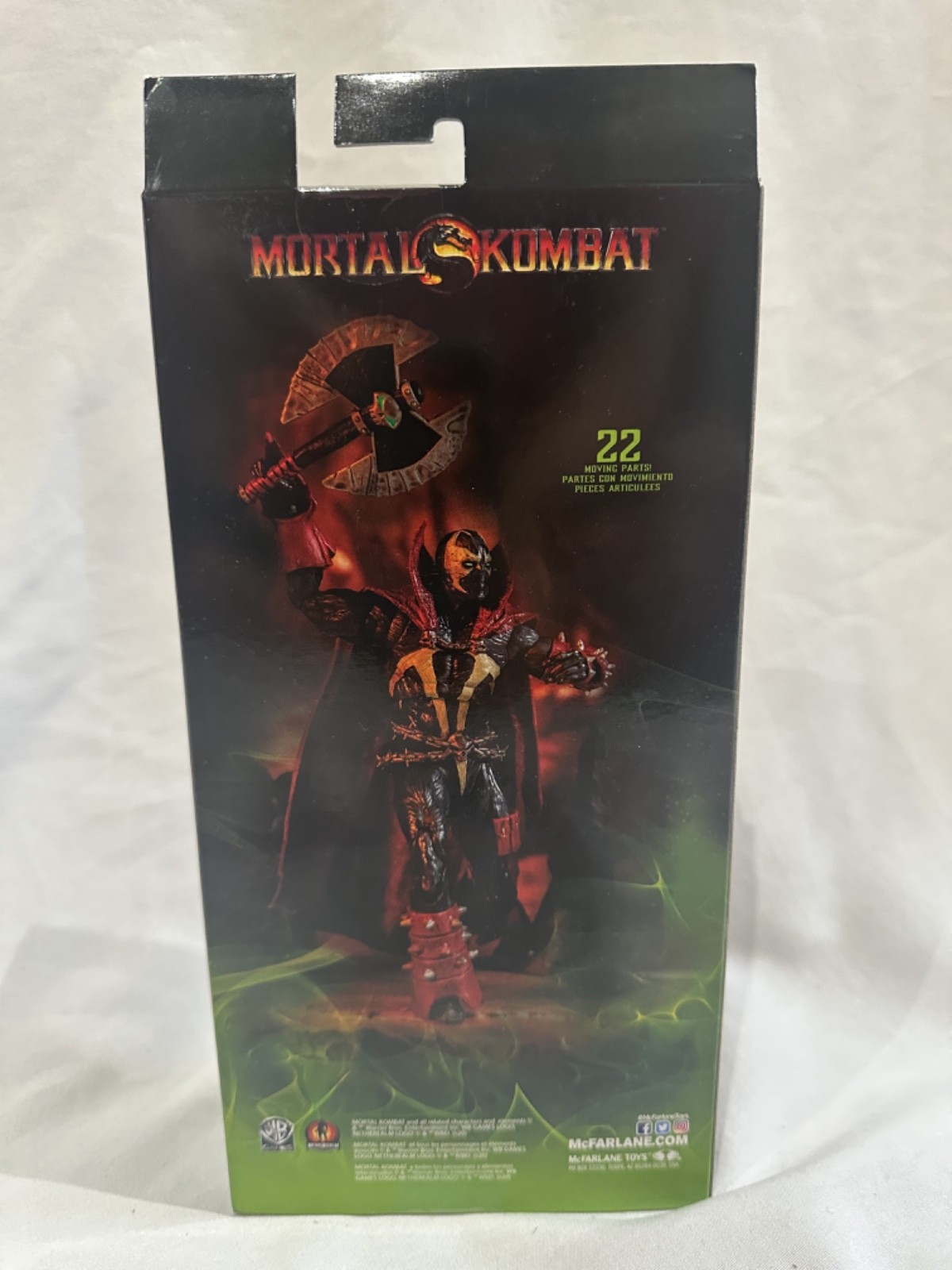 McFarlane Mortal Kombat Spawn w/ Axe Target Exclusive 7&Prime; Action Figure NEW MINT