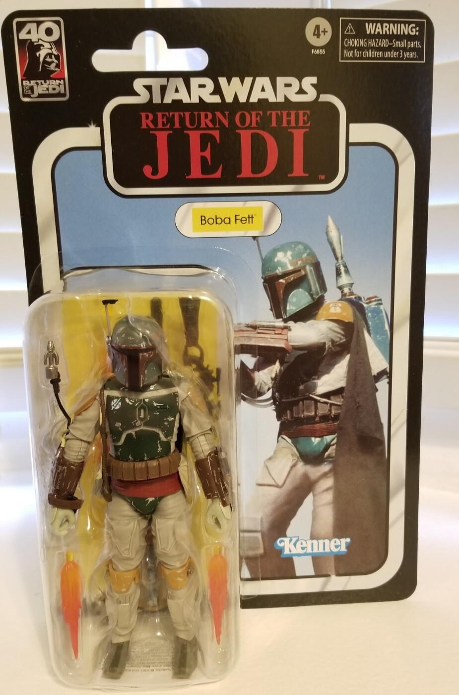 Boba Fett 40th Anniversary Return of the Jedi Star Wars Black Series Retro