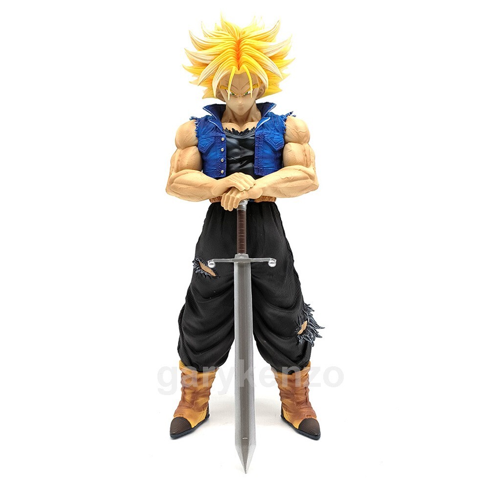 9.84 » Dragon Ball Z Super Saiyan Trunks Figure Model Statue Collection GK Toy