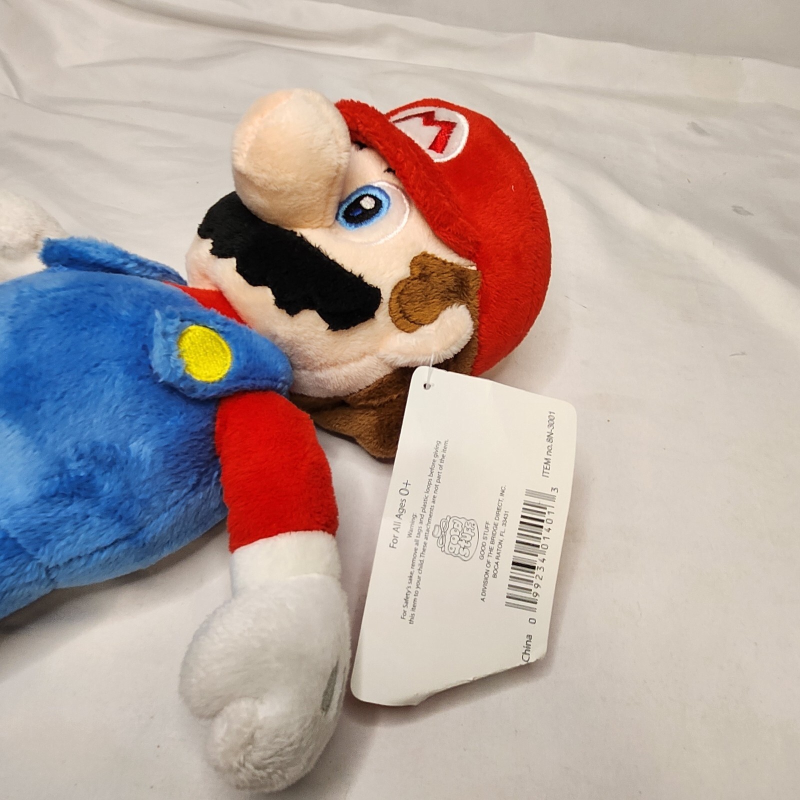 Super Mario Plush « Good Stuff » 11&Prime; For All Ages Nintendo Licensed 2016 NWT