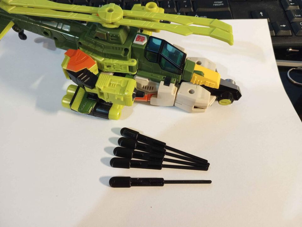 Replacement Missiles For Transformers Energon BULKHEAD Figure