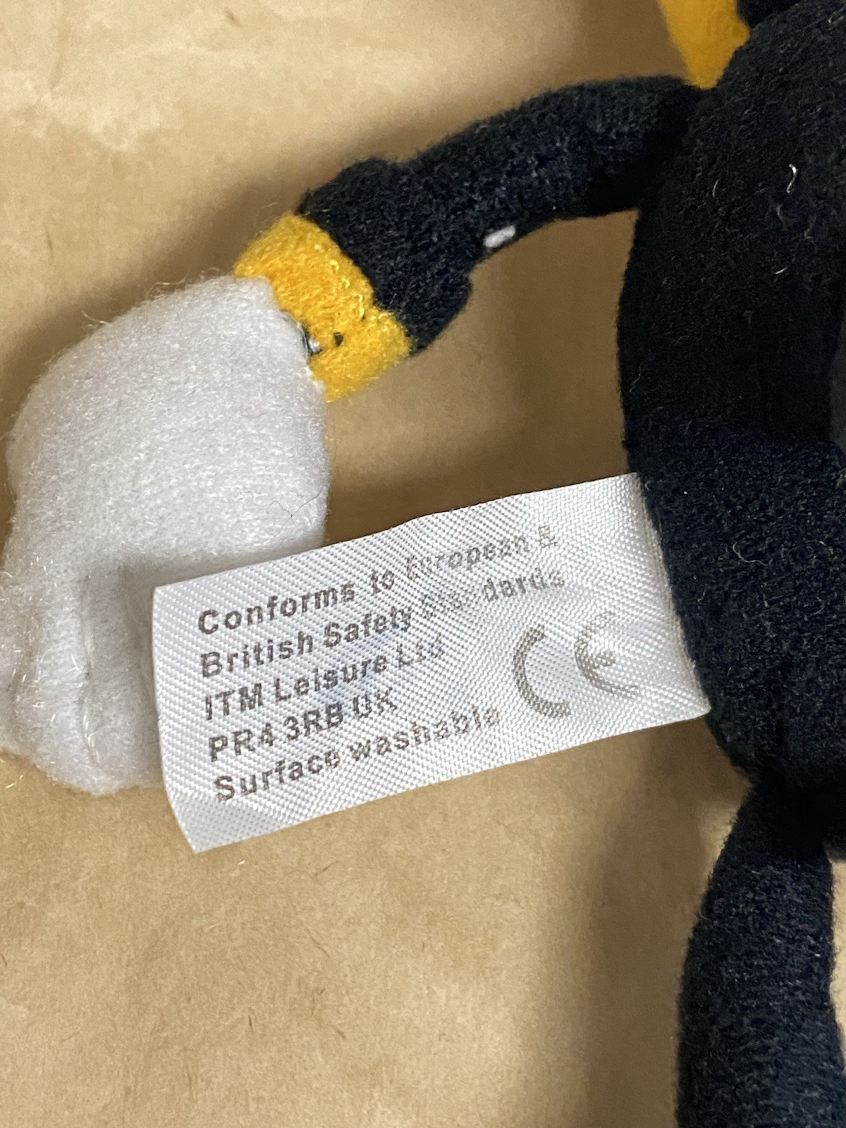 Sonic The Hedgehog Sonic X Shadow Plush Toy Gosh UK 10” Imperfect Used