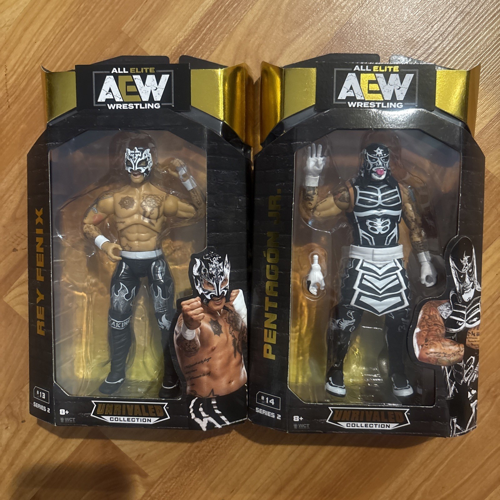AEW Unrivaled Series 2 Pentagon Jr. Rey Fenix Lot #13 #14 New
