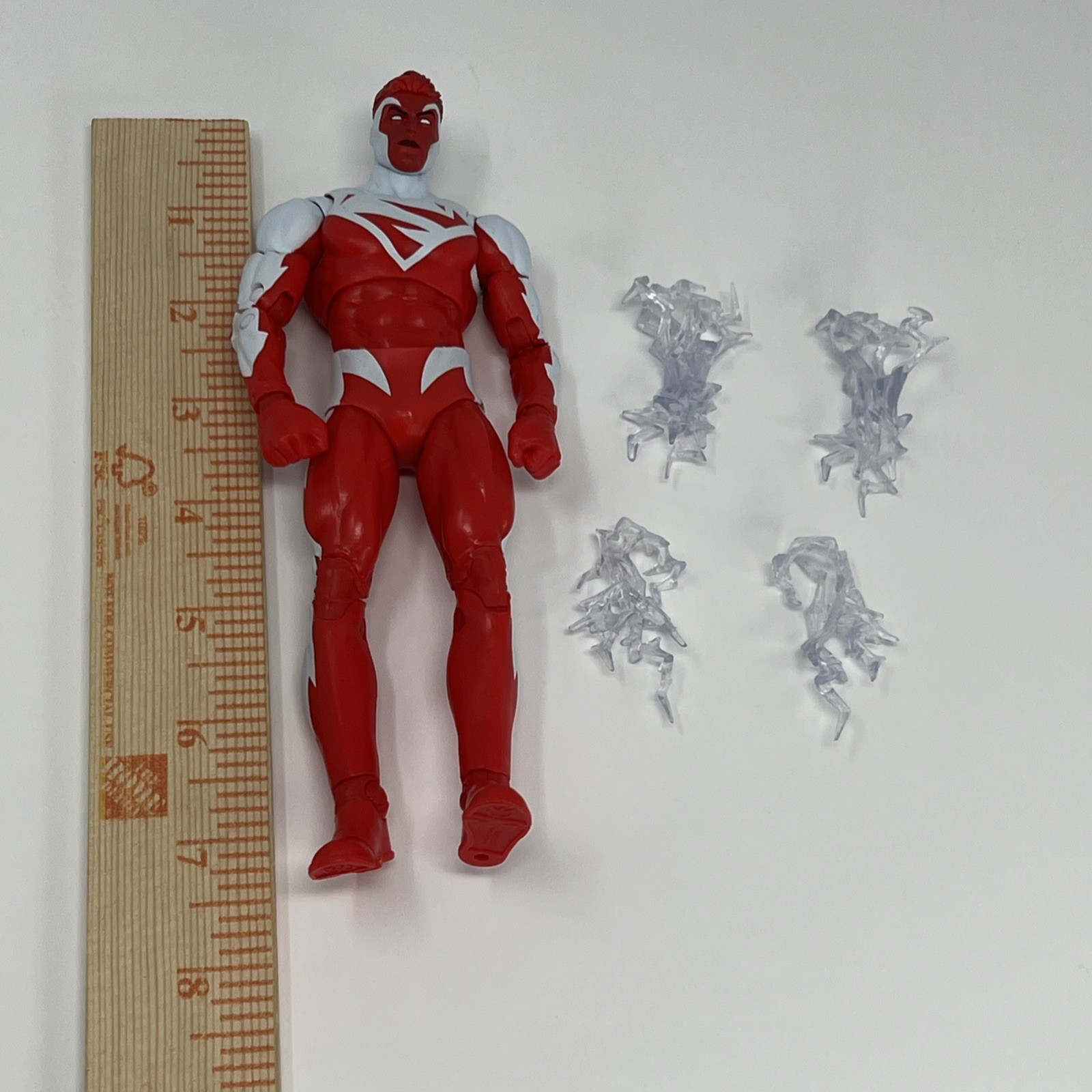 Mcfarlane DC Multiverse Superman Red Platinum Chase JLA Plastic Man Series
