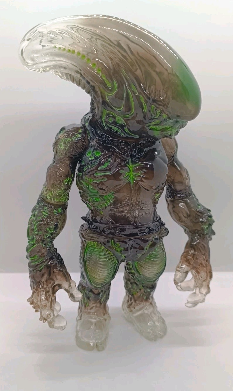 NARK PAGAN KILLER NPK LIBIDO ECHO Alien Green Transparent Sofubi Vinyl *Loose*