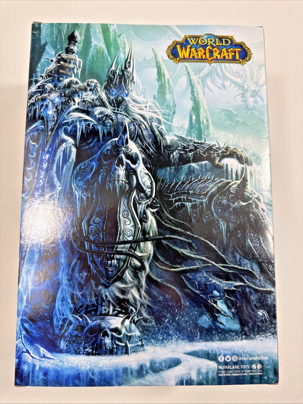 McFarlane Elite Edition Lich King Arthas 7” WoW Figure IN HAND ⚔️❄️