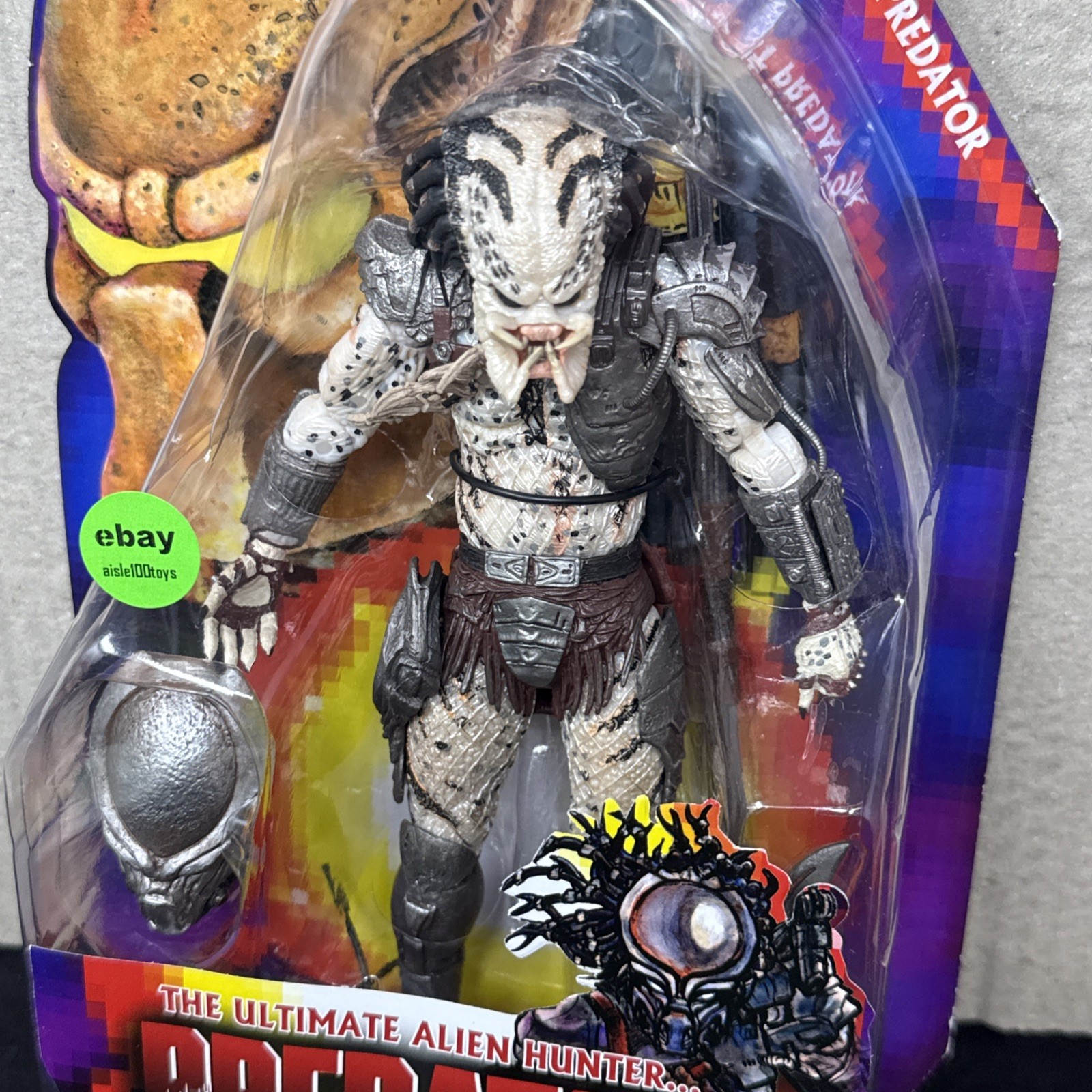 NECA Predators Ghost Predator Series 16 Ultimate Alien Hunter Authentic New 2016