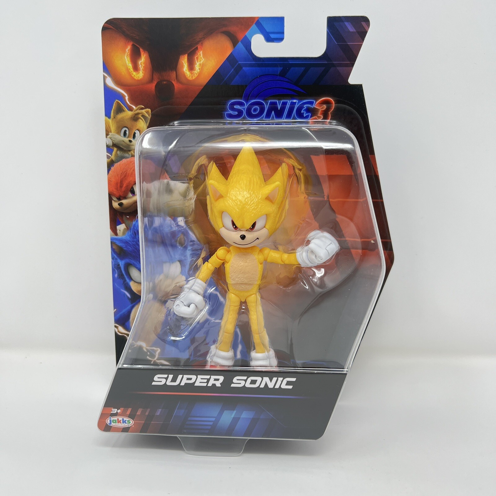 SUPER SONIC 5&Prime; Figure Jakks Pacific Wave 2 of Sonic Hedgehog 3 Movie NEW RELEASE