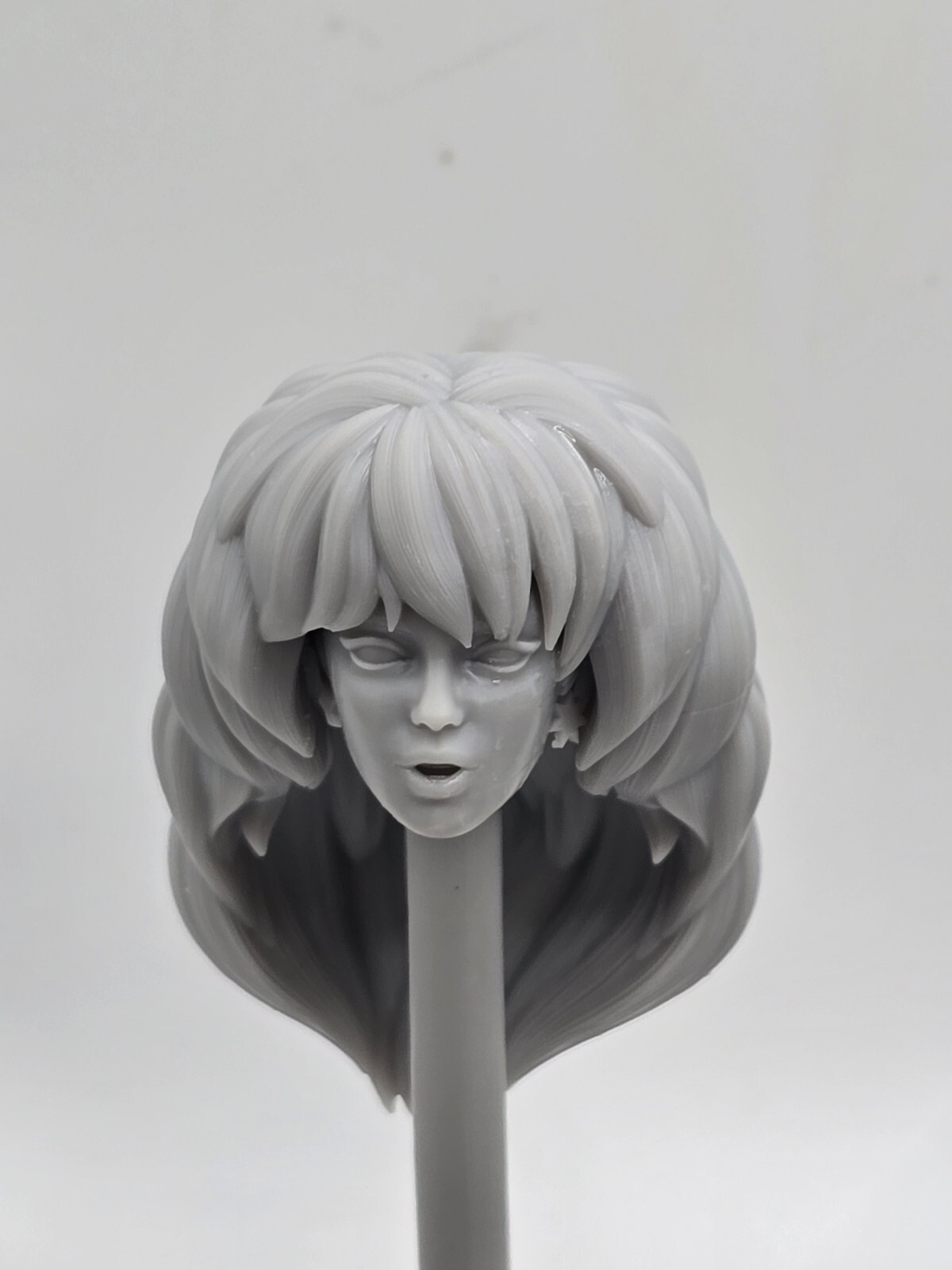 3d Printed PINK SINGER JEM Head 1:10 7&Prime; Select DC MULTIVERSE Scale