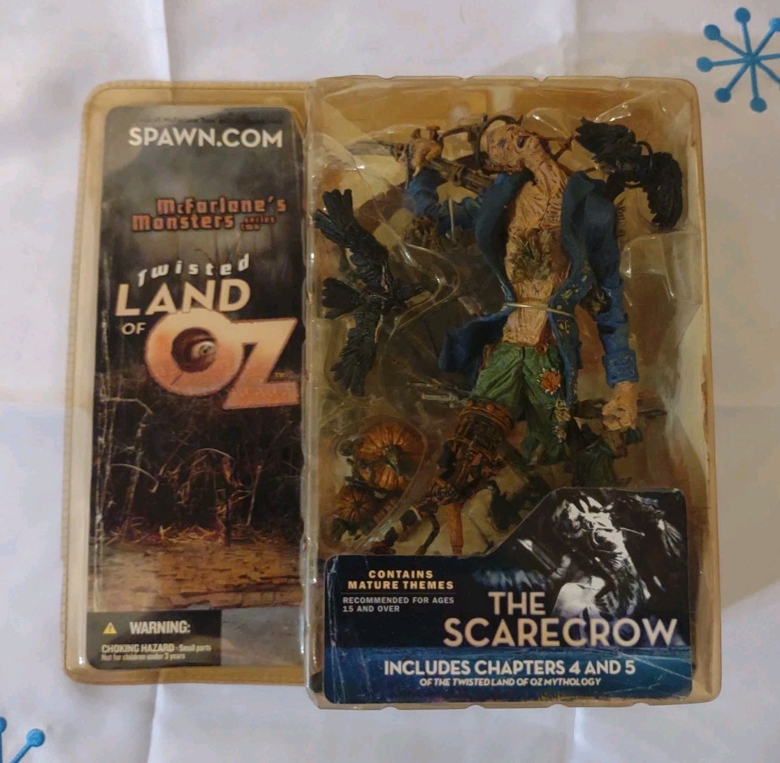Vintage McFarlane Monsters The Scarecrow Twisted Land Of Oz Collectable Figure