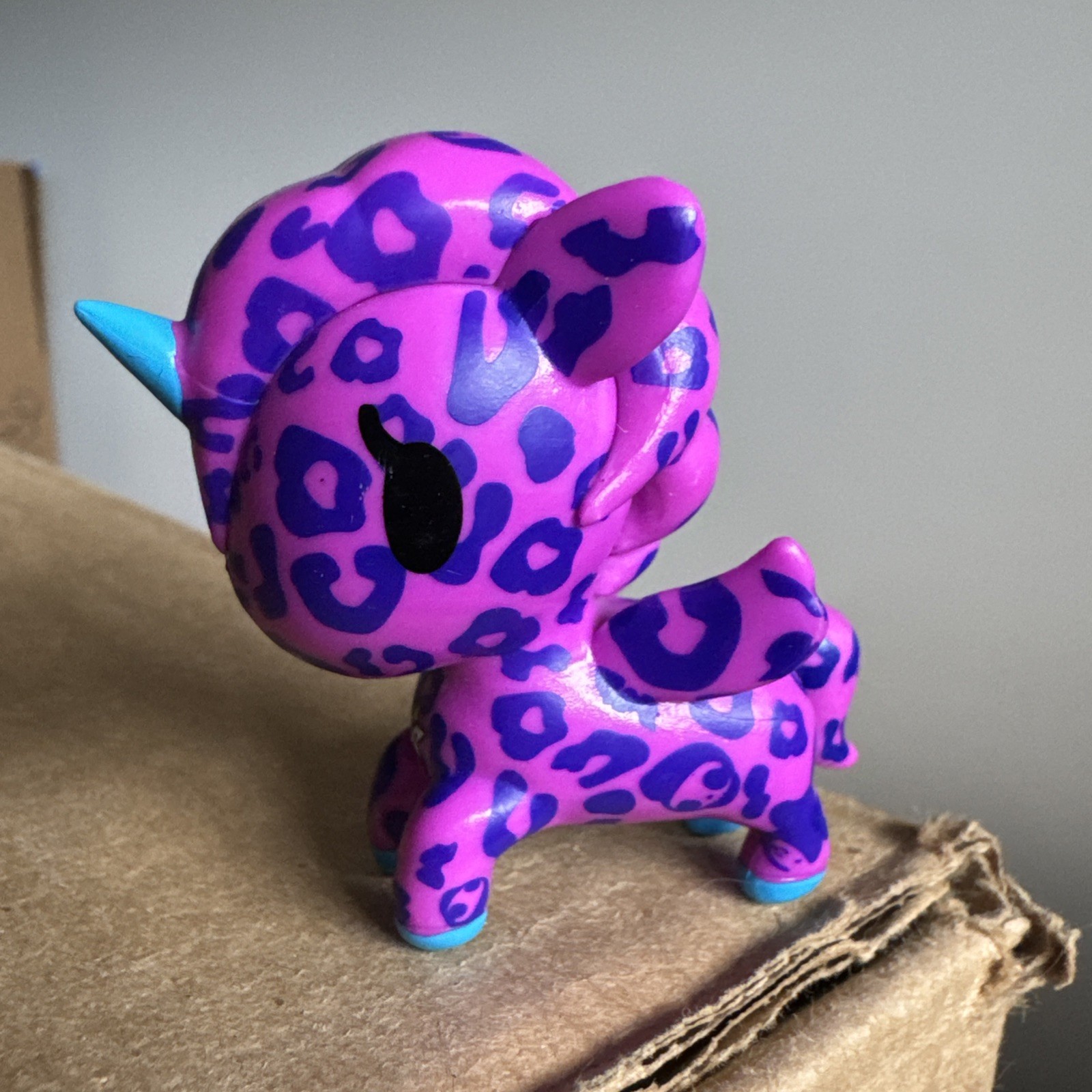 Leora Unicorno figure Neon Star by tokidoki collection 2 in Rare Purple Cheetah