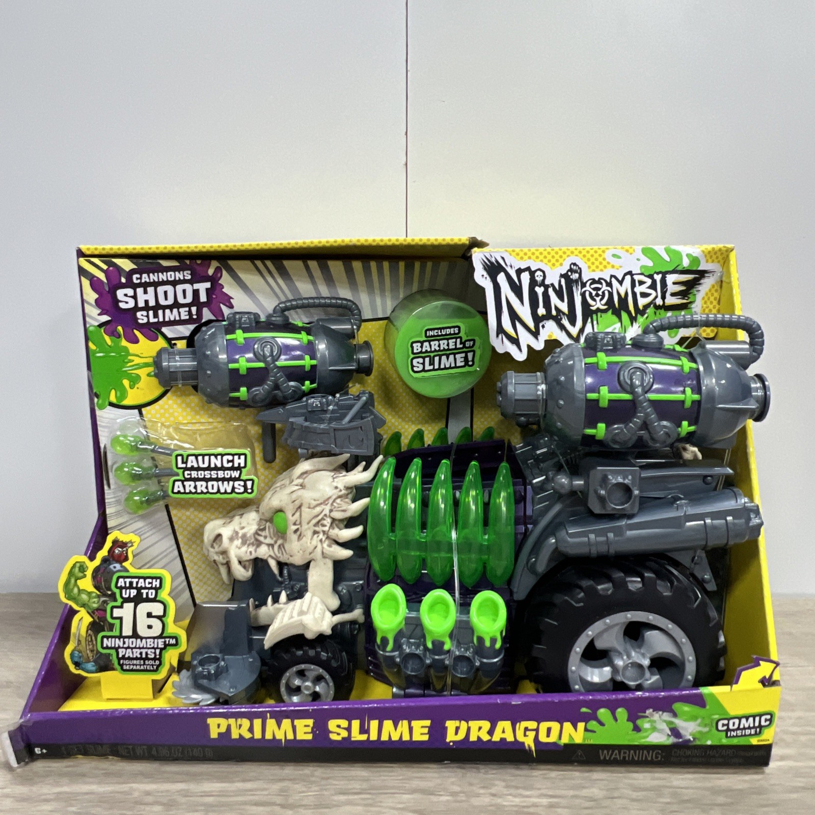 Ninjombie Prime Slime Strike Dragon Deluxe Action Figure Tank Vehicle
