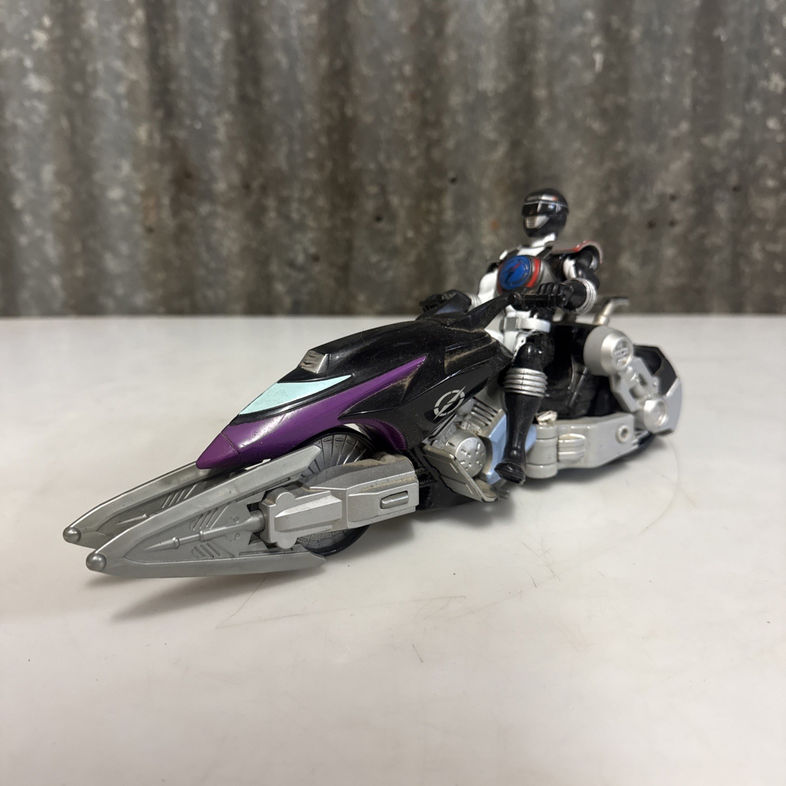 2006 Bandai Power Rangers Operation Overdrive Hovertek Cycle To Hovercraft Helio