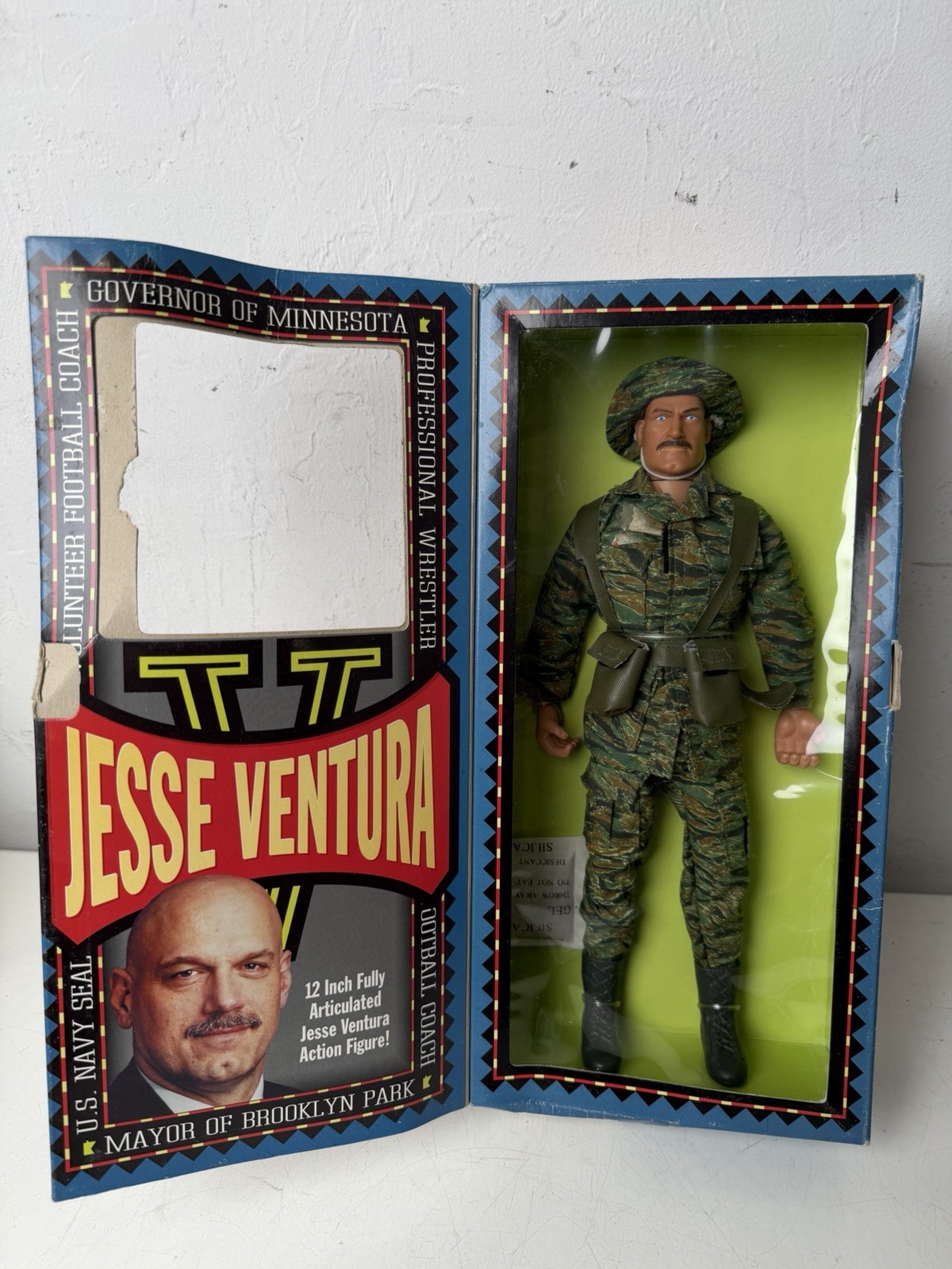 US Navy Seal Jesse Ventura Man of Action 1999 Governor Minnesota