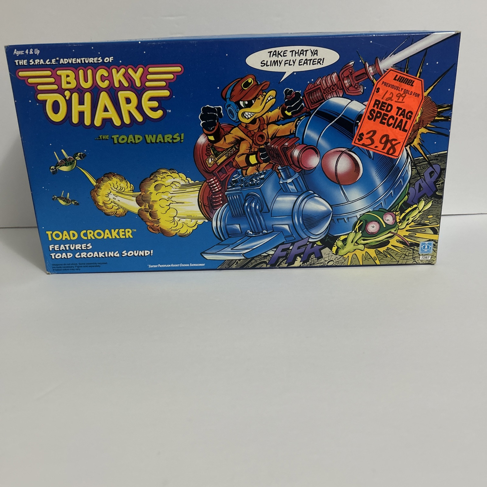Bucky O&rsquo;hare 1990 Toad Croaker MIB Complete Unused Vintage Hasbro Vehicle
