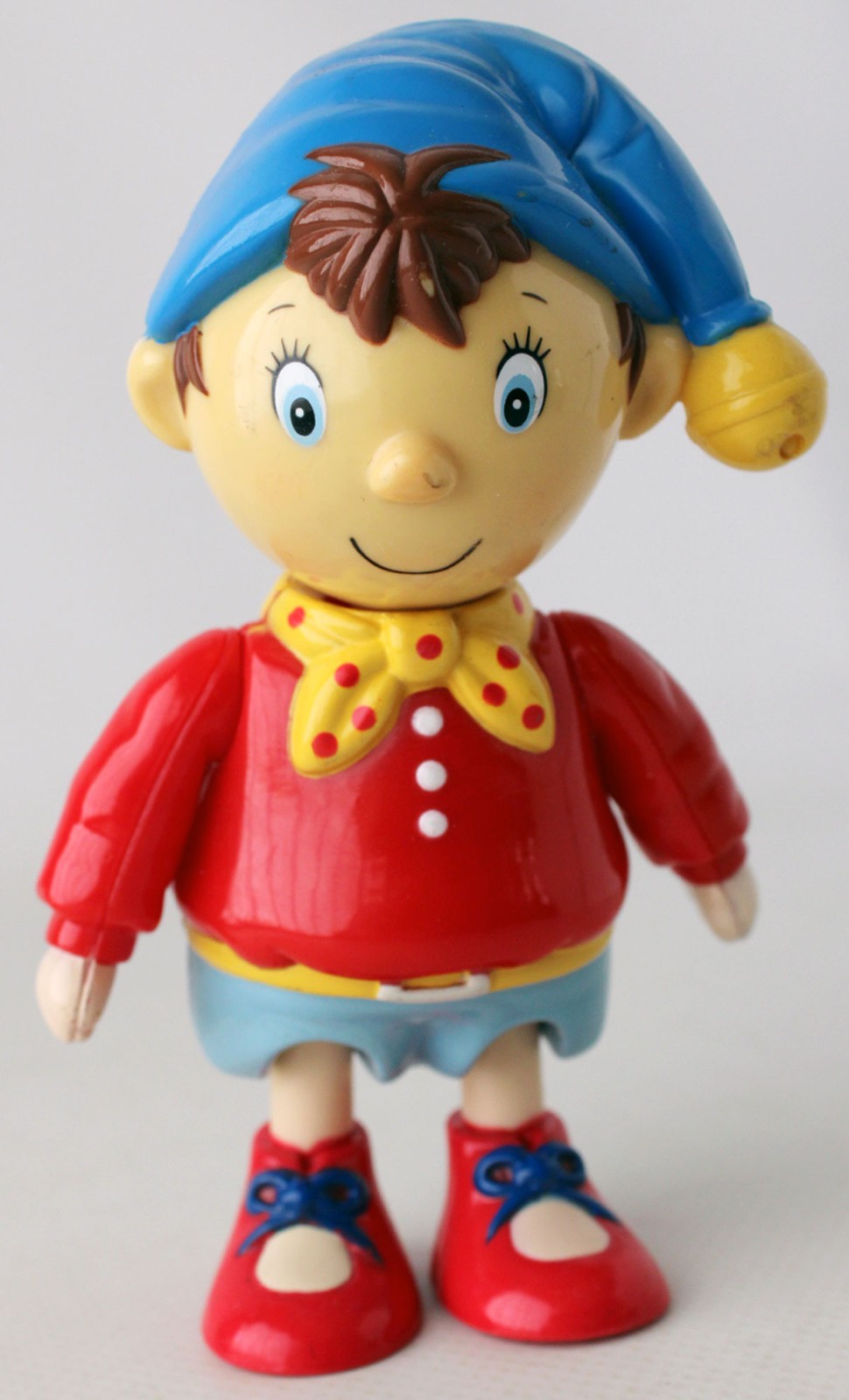 RARE NODDY 5&Prime; PLASTIC FIGURE RATTLE GOLDEN BEAR NEW !