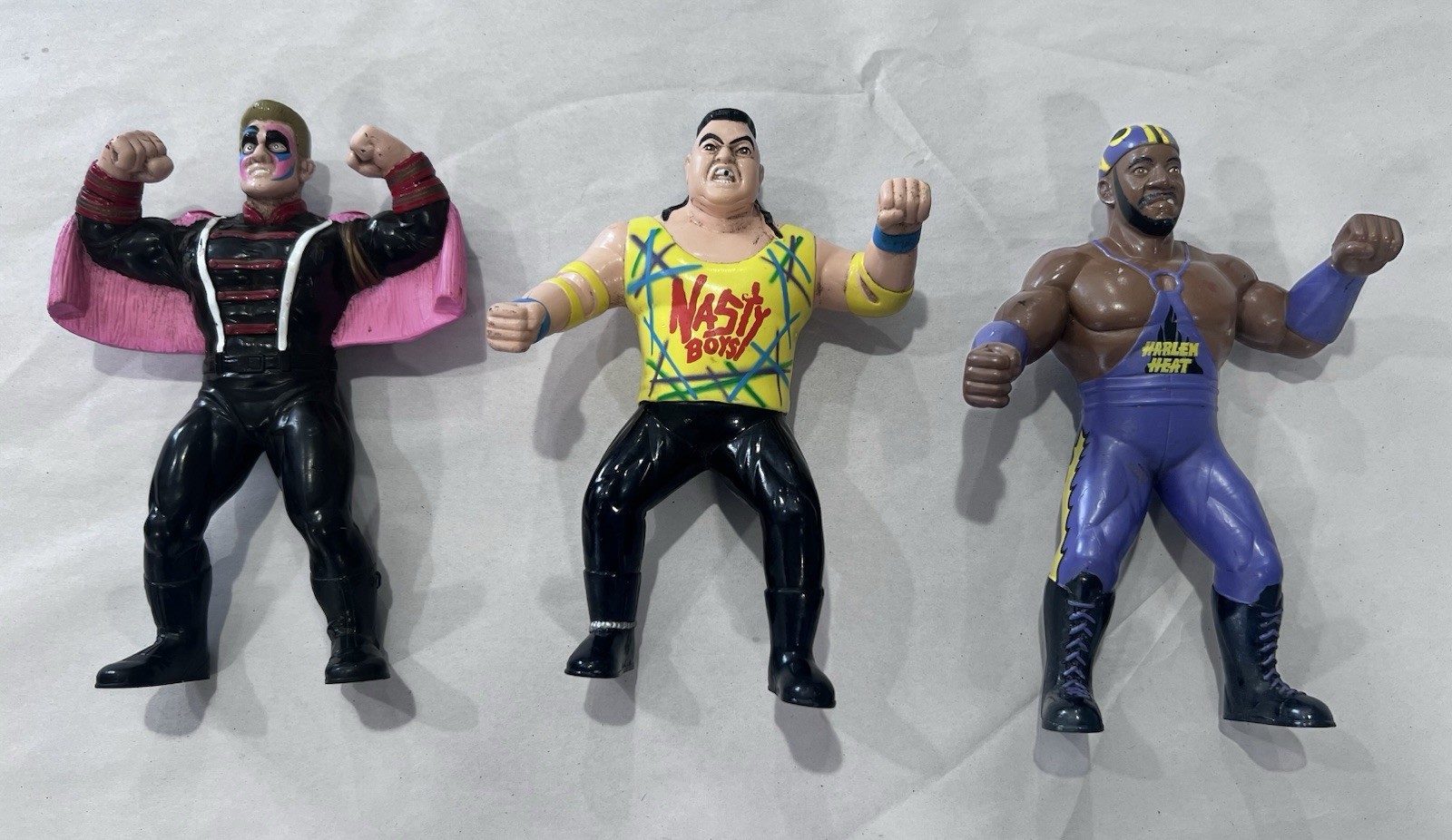 WCW OSFTM Nasty Boys Brian Knobbs Sting Wrestling Vintage 1994 Lot Of 3
