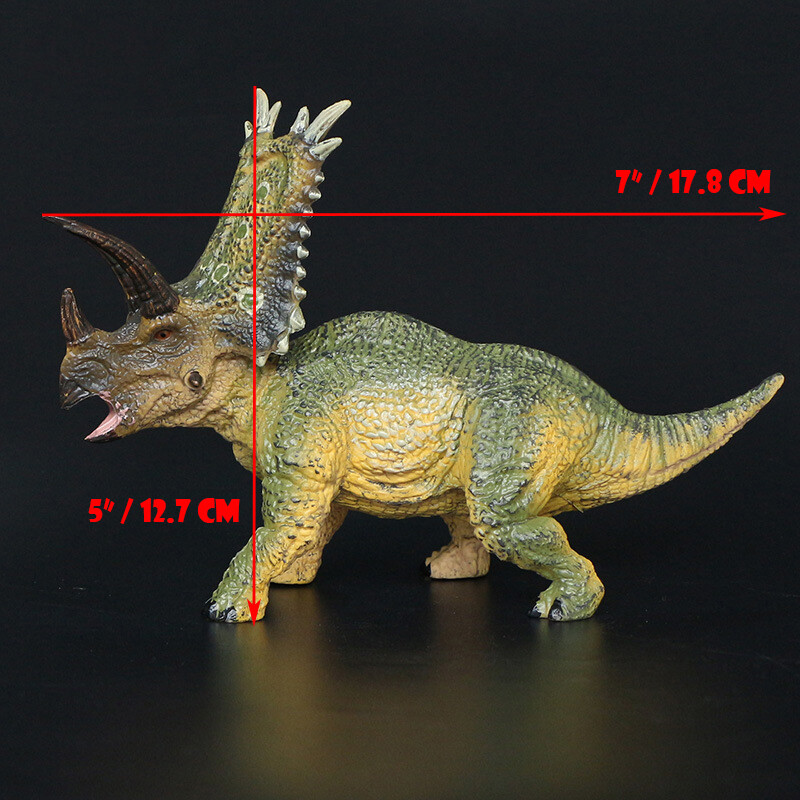 Jurassic Realistic Model 7&Prime; Pentaceratops Triceratops Horned Dinosaur Figure Toy