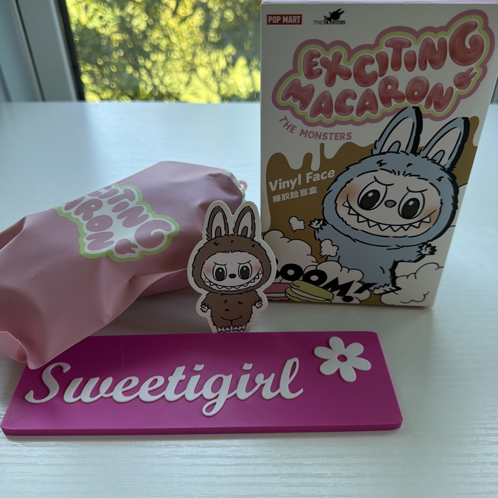 Authentic Pop Mart Labubu Exciting Macaron « Toffee” Confirmed