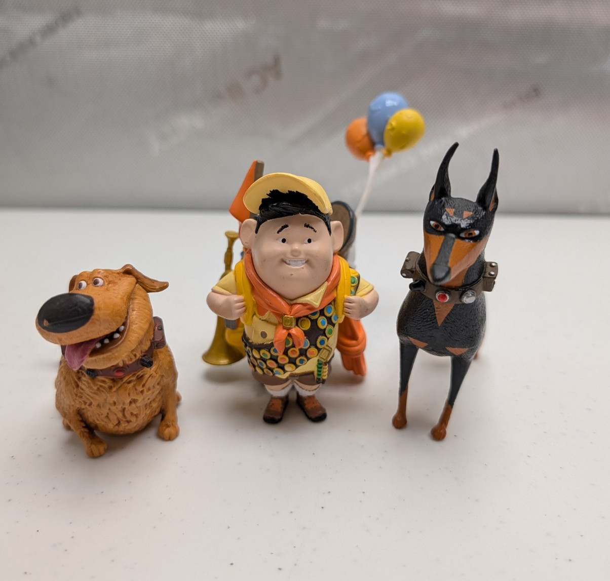 Disney Pixar UP Russell Dug Alpha Figures TS19 Thinkway Toys Rare Lot