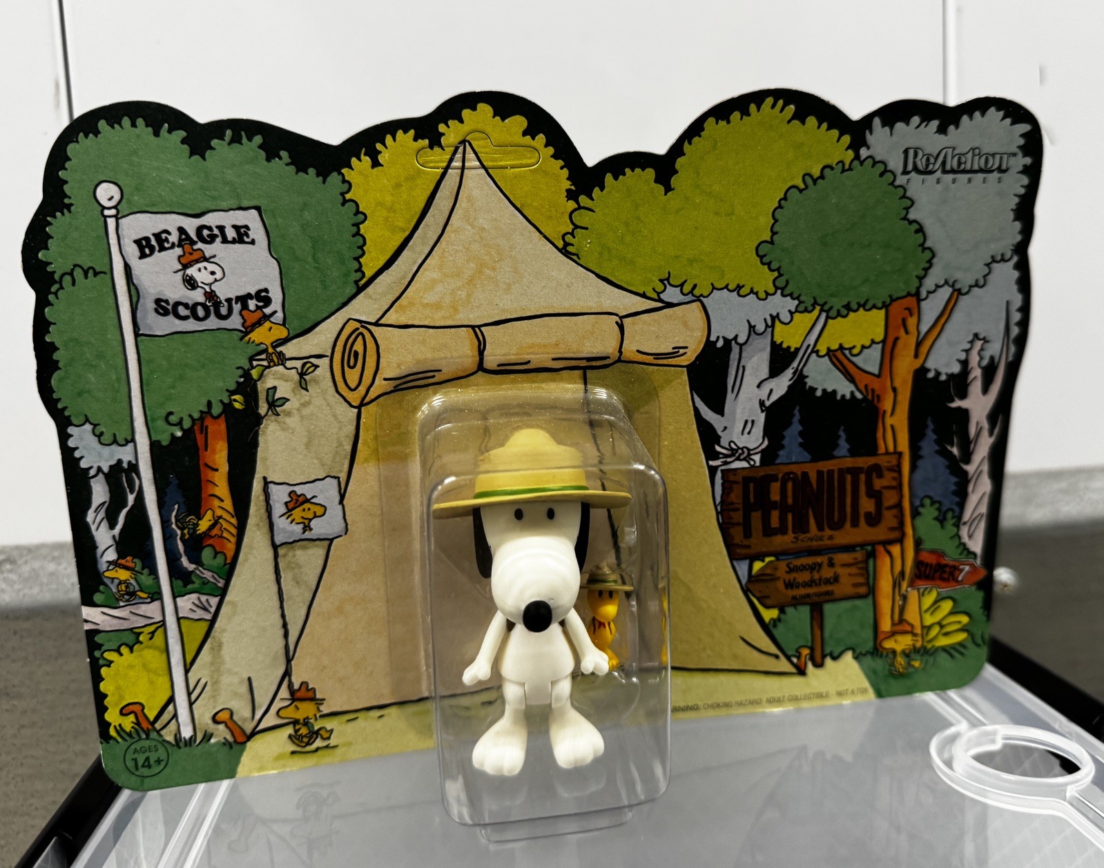 Super 7 Snoopy & Woodstock Super 7 Reaction Action Figure SDCC 2023 Exclusive