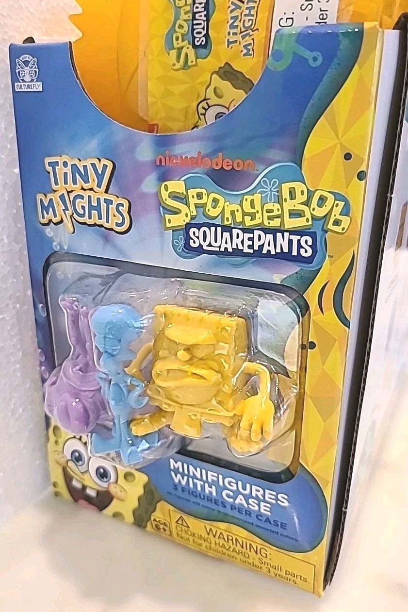 Retail Store Display SpongeBob Square Pants Sealed Tiny Mights Blind Box Figures