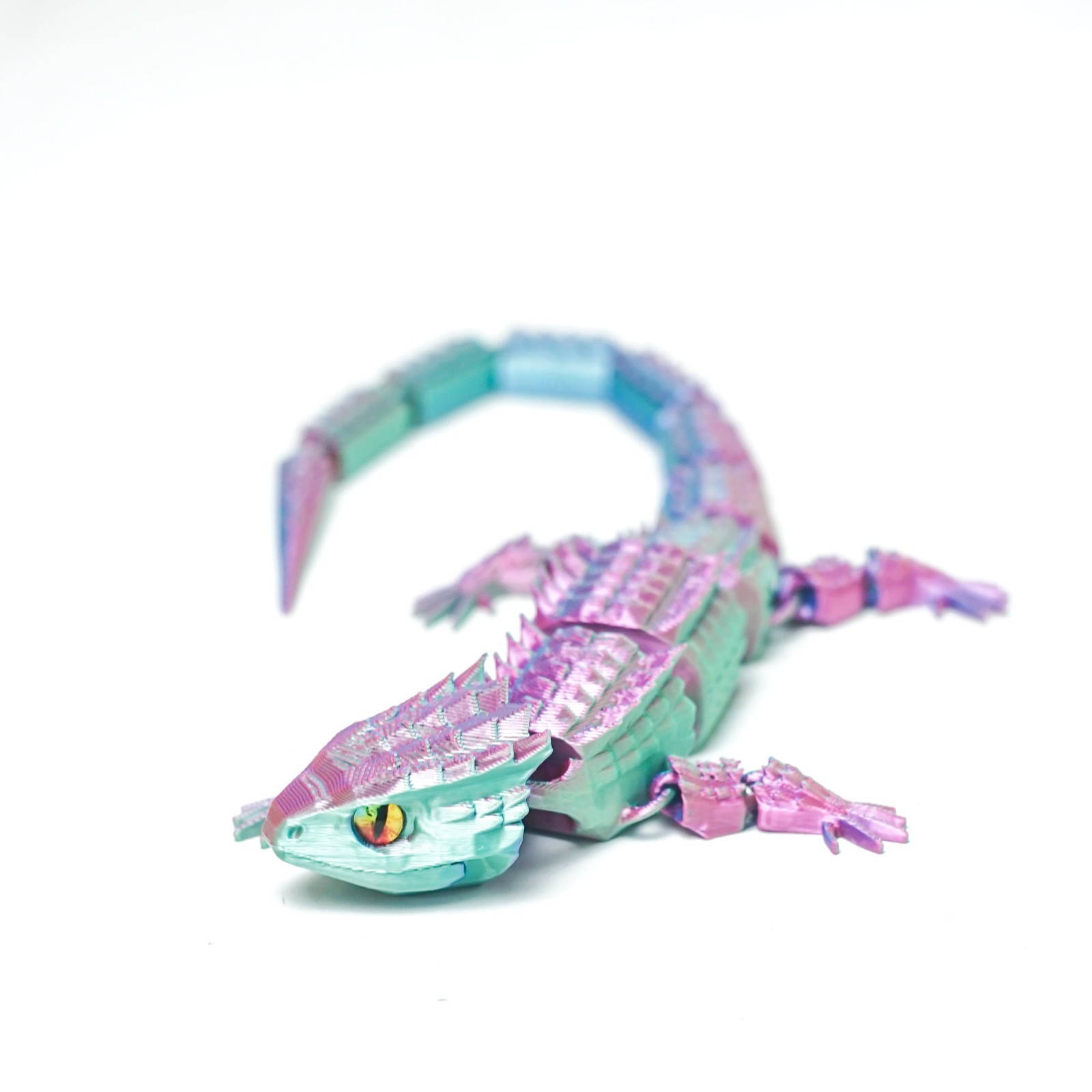 10.63inch 3D Printed Lizard Model,Articulated Animals figure,Toys Home Decor
