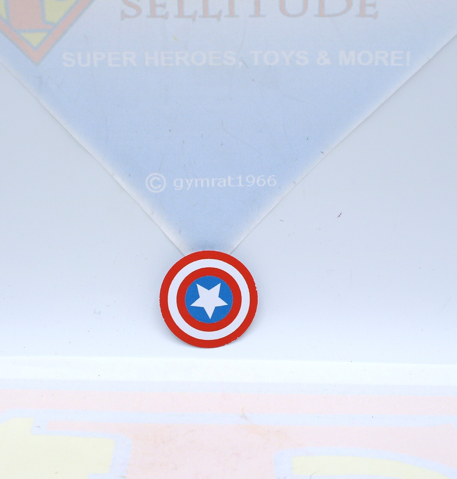 Mattel Secret Wars CUSTOM Shield Insert ONLY For Vintage Captain America Figure