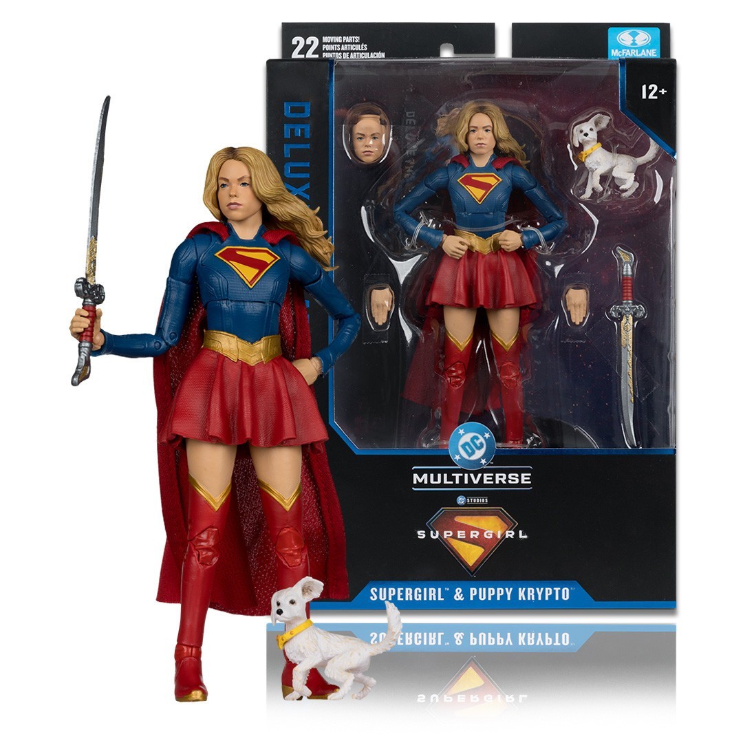 Mcfarlane DC Multiverse Theatrical Edition Supergirl & Baby Krypto 2026 Movie