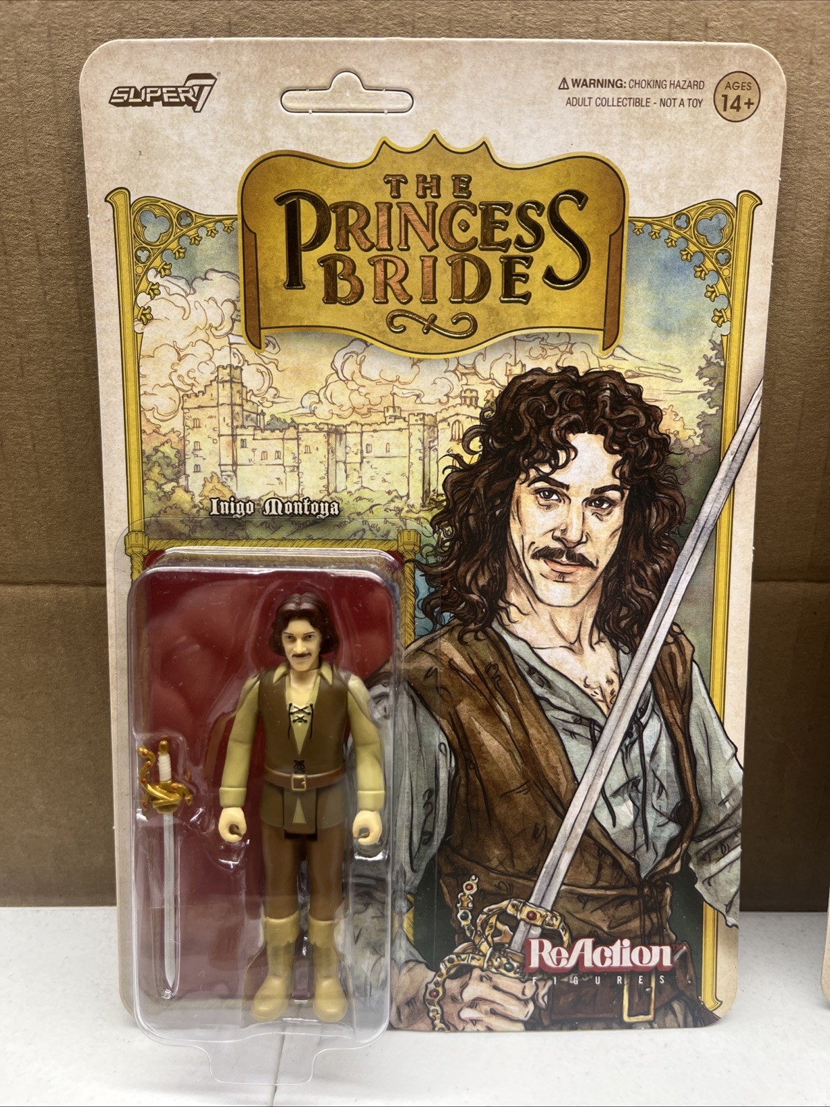 The Princess Bride Super 7 Reaction set Unpunched cards, andre giant, new