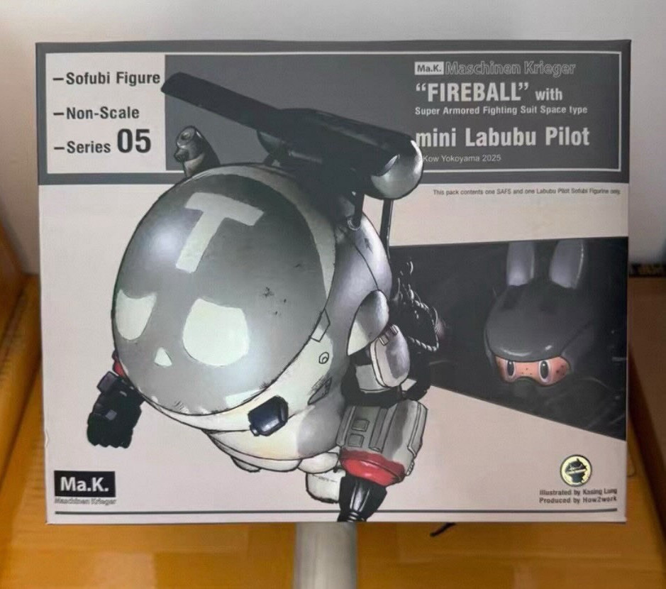 Labubu x Maschinen Krieger “Fireball” with S.A.F.S