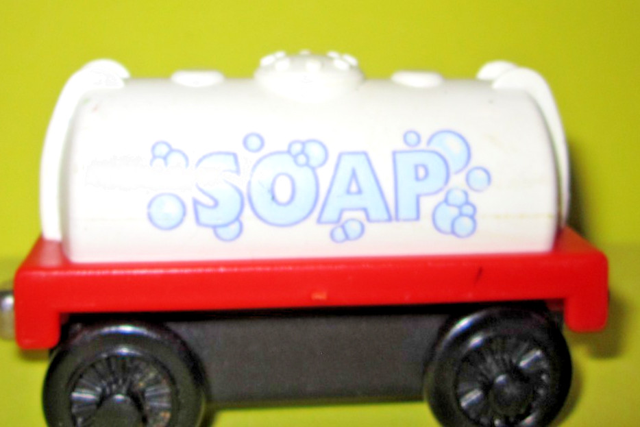 Thomas Interactive Learning Railway Train Soap Tanker Car Fits Wooden Track