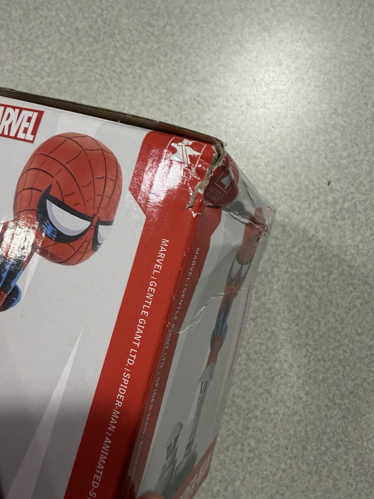 Marvel Animated Spider-Man Mini Statue Scottie Young Gentle Giant In Box