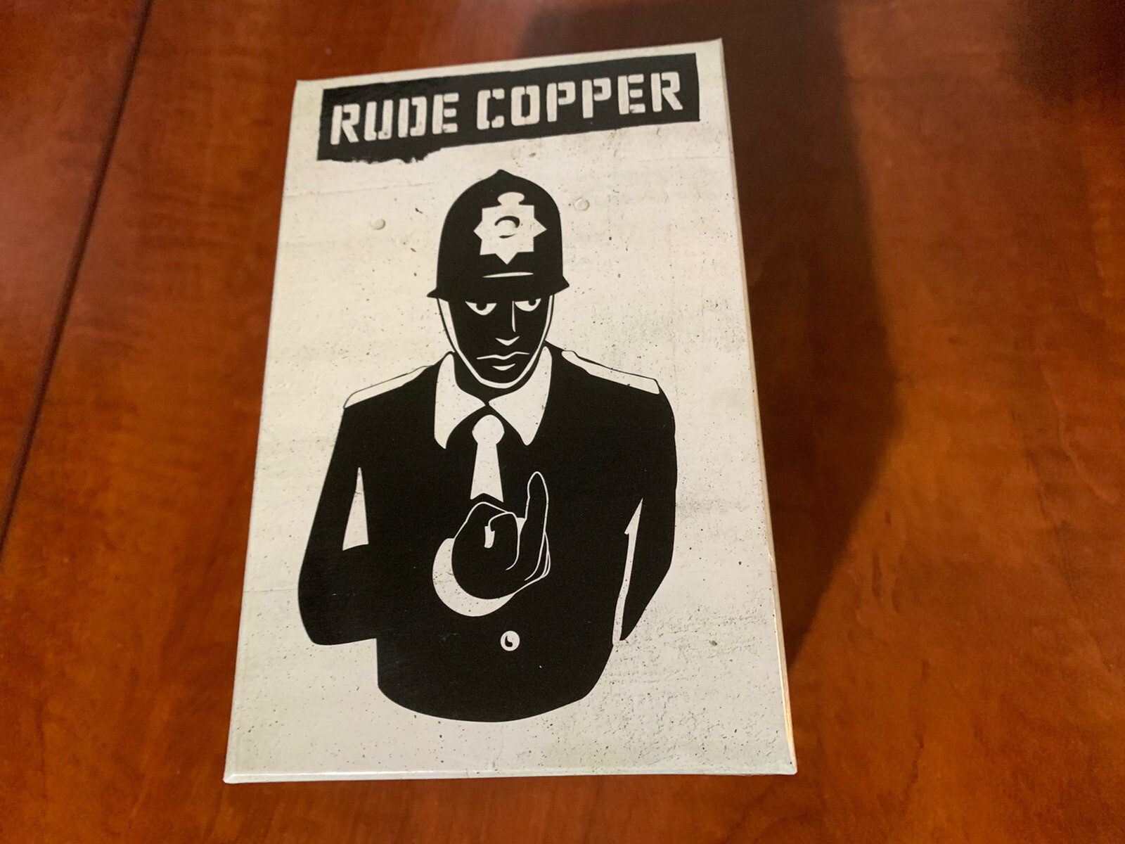 APOLOGIES TO BANKSY : RUDE COPPER : 6&Prime; URBAN VINYL FIGURE : DIY