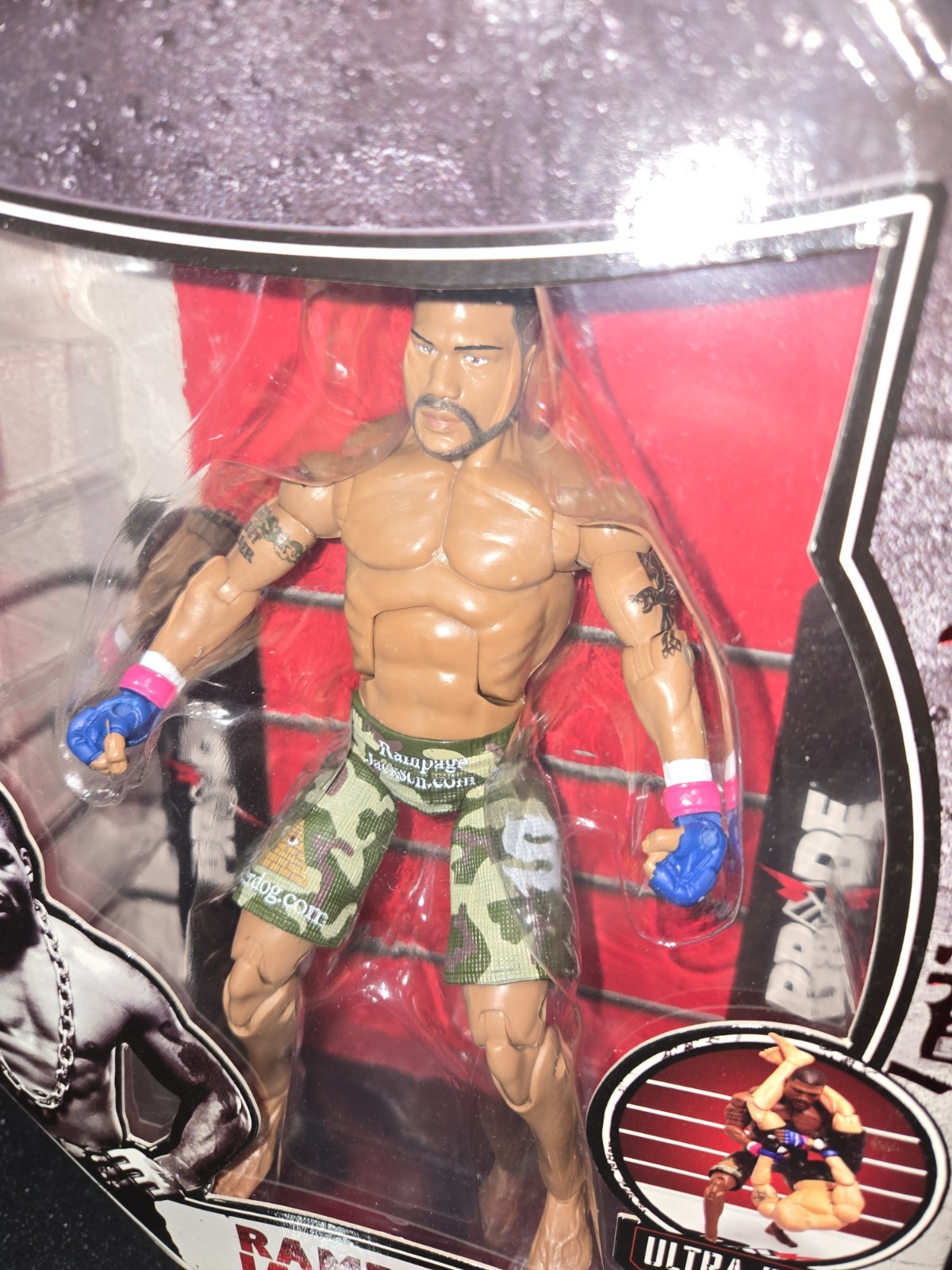 PRIDE UFC Rampage Jackson MMA Action Figure Series 5 JAKKS Pacific (sealed)