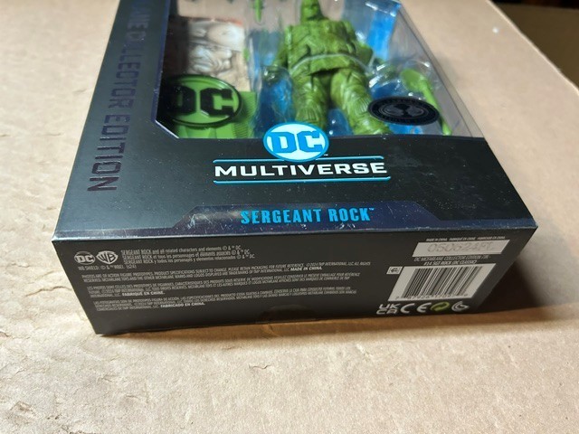 DC Mcfarlane Multiverse Collector Edition #14 Sergeant Rock DC Classic Platinum