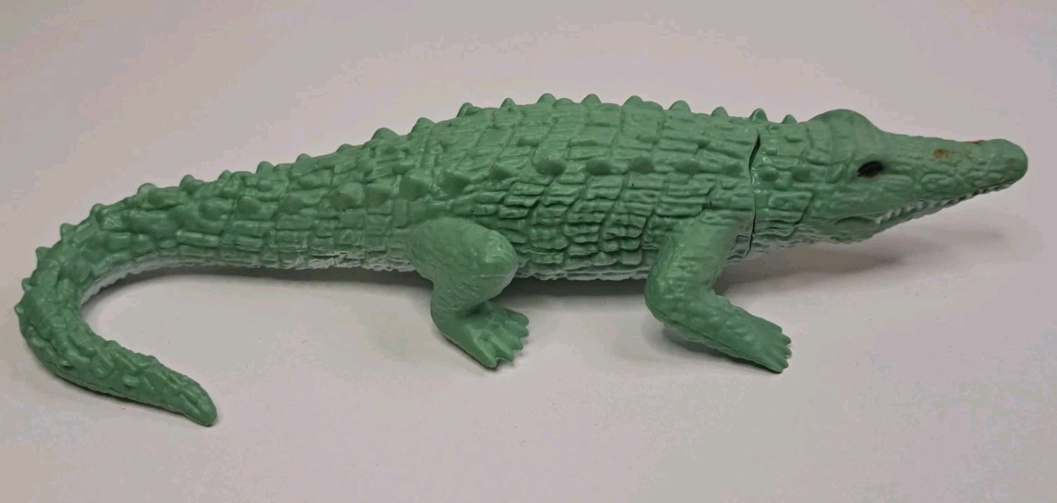 My Saltwater Crocodile Plastic Toy 9 x 3.5 x 1.5 inches