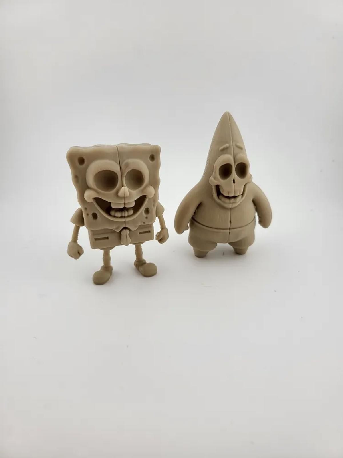 SpongeBob & Patrick Skeleton Duo Bikini Bottom Horror