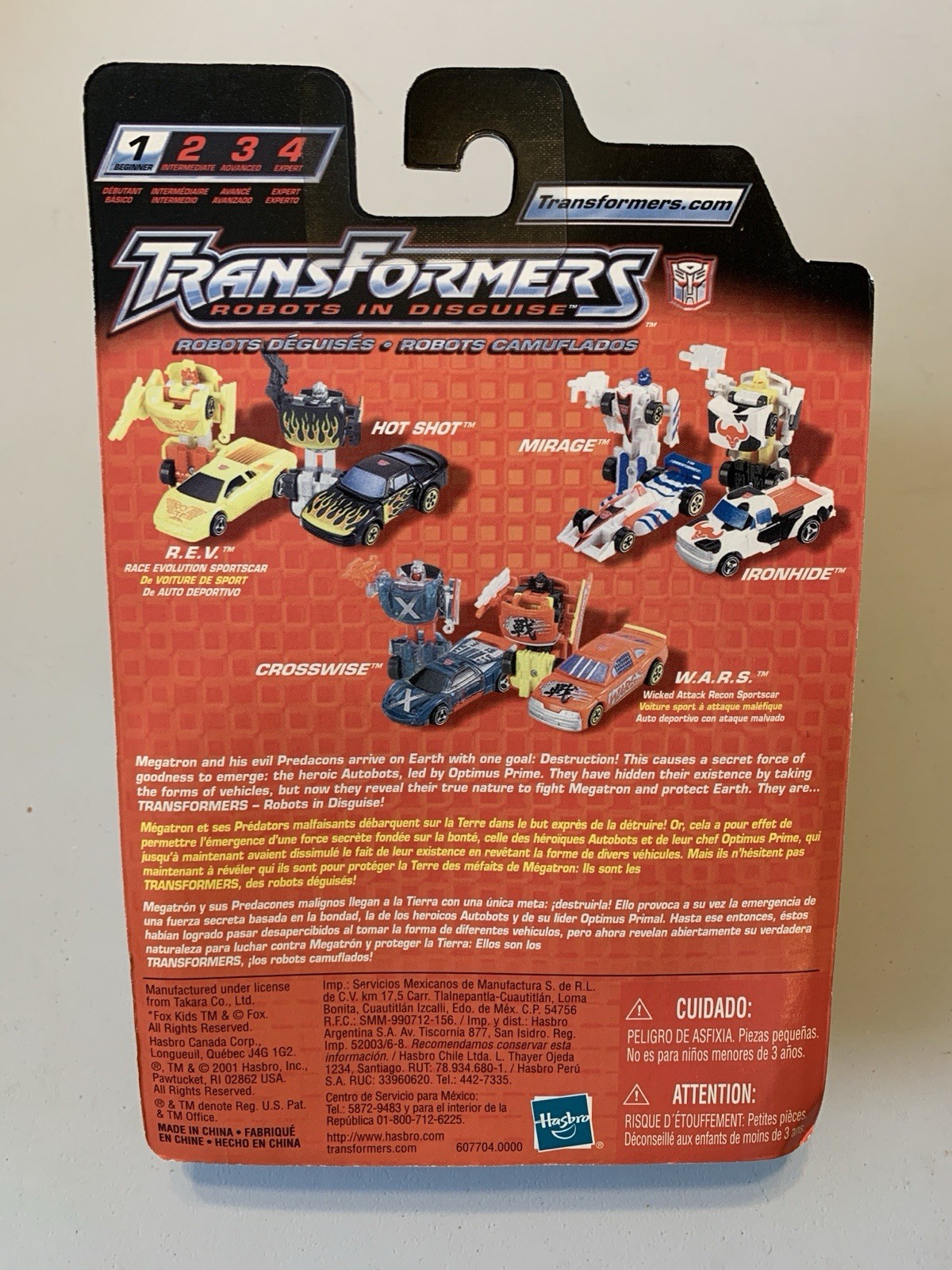 Transformers RID 2001 Spy changers Hot Shot / R.E.V. Combo New Factory Sealed