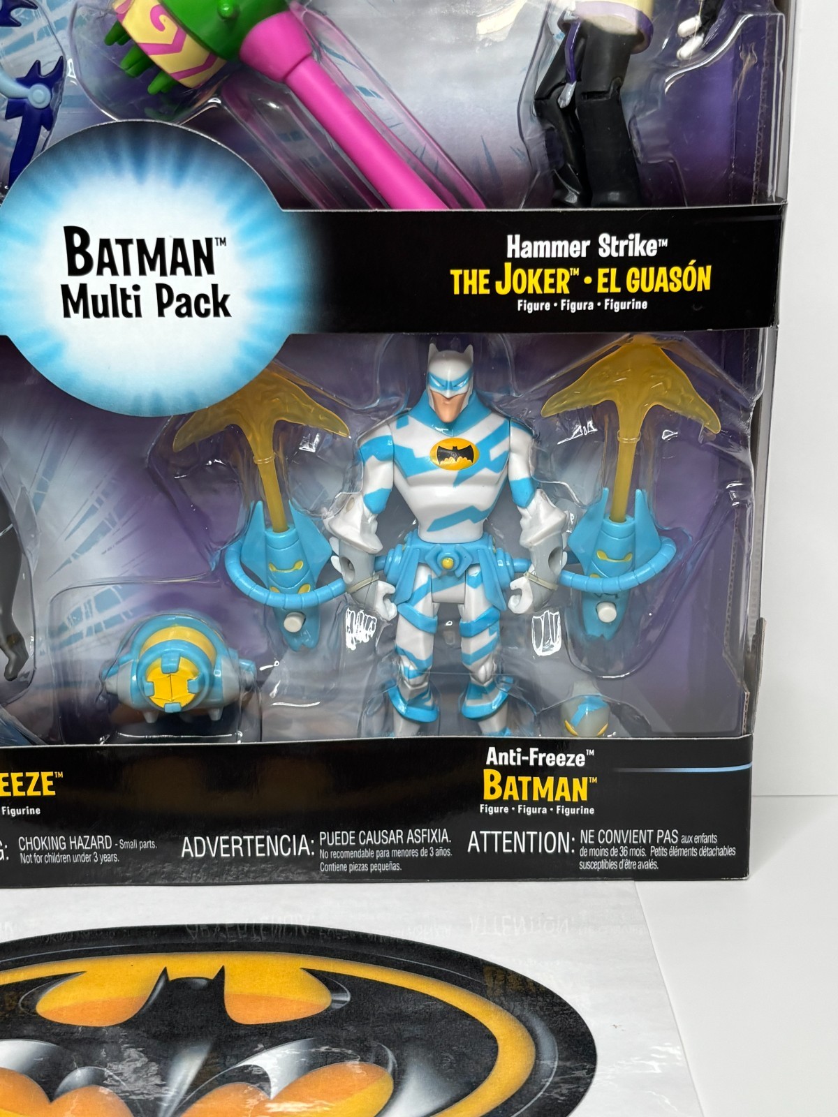 The Batman Multi Pack NEW Hammer Strike Joker~Mr Freeze~Power Disc~Anti 2005