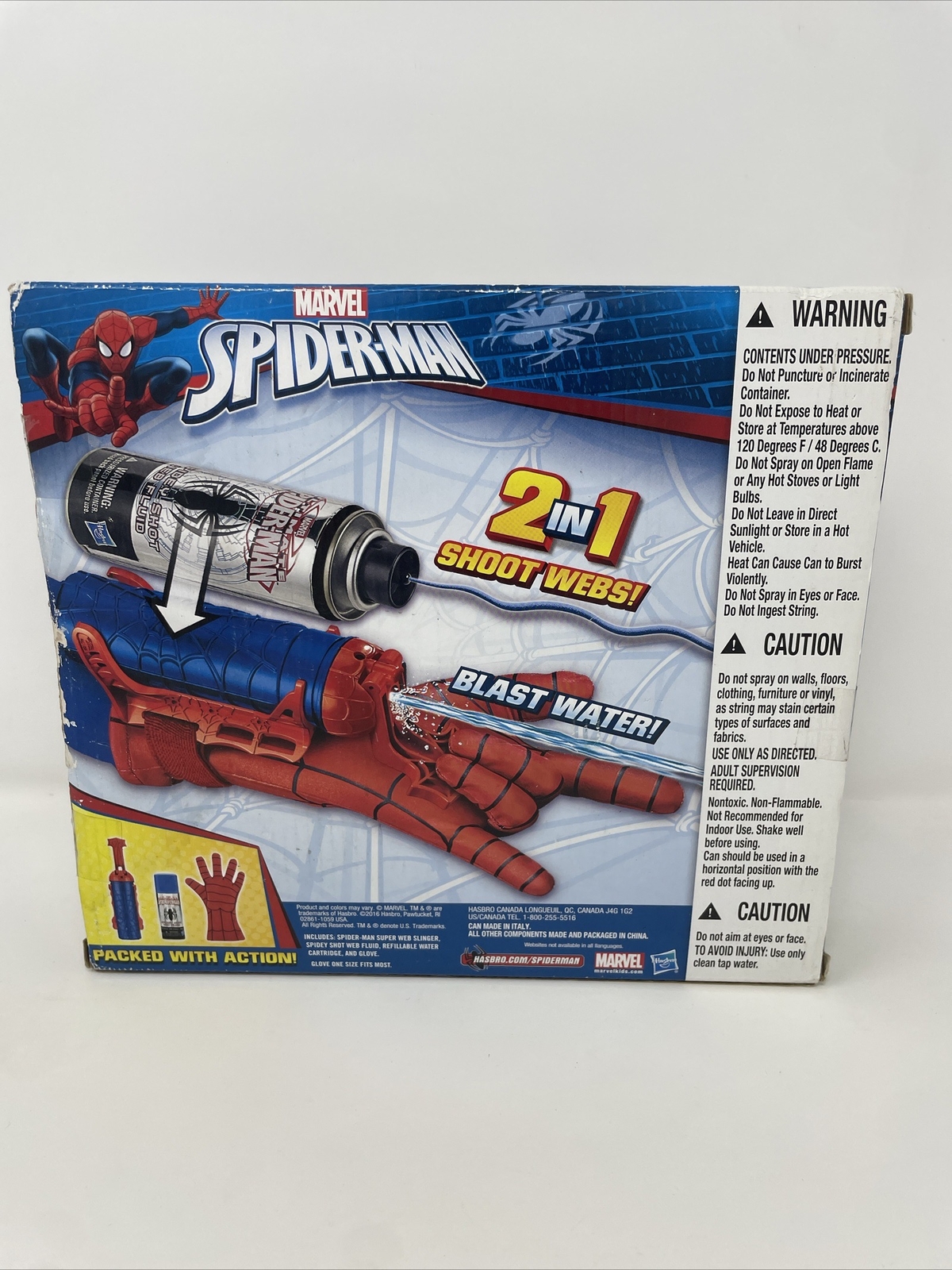 Marvel Spider-Man SUper Web Slinger Action Figure Toy Suitable Ages 5+ Years