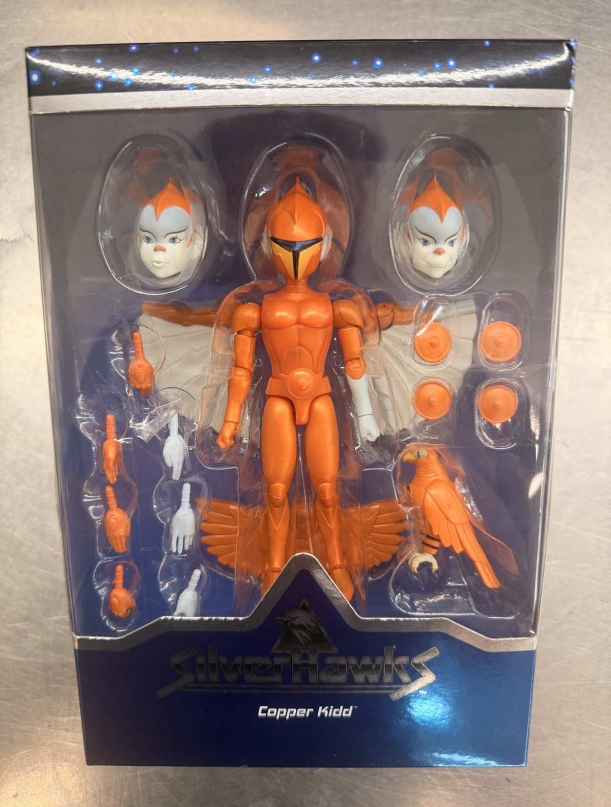 Super7 SilverHawks Copper Kidd Action Figure w/ Accessories, Ages 14+