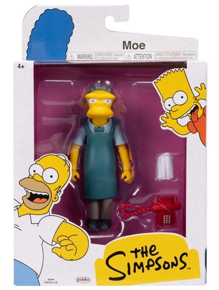 Jakks Pacific The Simpsons Wave 2 Moe Szyslak 5&Prime; Figure New Sealed