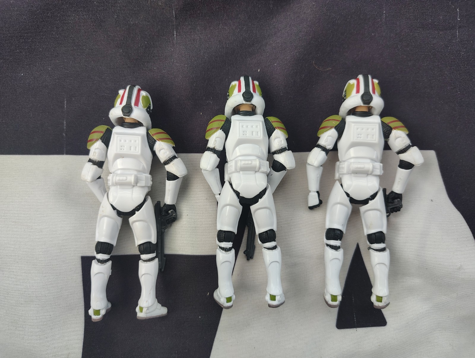 Clone Gunship Pilot Legacy Collection LOT X3 STAR WARS LOOSE Complete S01